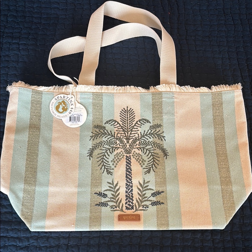 Spartina 449 Palm Tree Tote Bag